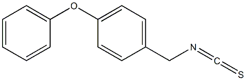 1-(isothiocyanatoMethyl)-4-phenoxybenzene Struktur