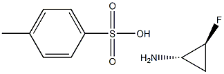 (1S,2S)-2-fluorocyclopropanaMine tosylate Struktur