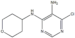 6-Chloro-N4-(tetrahydro-pyran-4-yl)-pyriMidine-4,5-diaMine Struktur