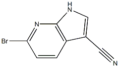 6-BroMo-3-cyano-7-azaindole Struktur