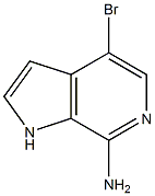 7-AMino-4-broMo-6-azaindole Struktur