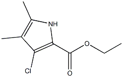 Ethyl 3-chloro-4,5-diMethyl-1H-pyrrole-2-carboxylate Struktur