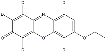 Ethoxy Resorufin-d5 Struktur