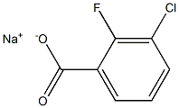 sodiuM 3-chloro-2-fluorobenzoate Struktur