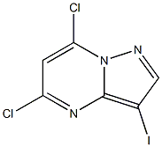 5,7-dichloro-3-iodopyrazolo[1,5-a]pyriMidine Struktur