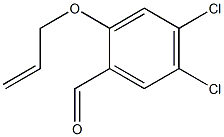 2-(allyloxy)-4,5-dichlorobenzaldehyde Struktur