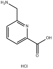 6-(AMinoMethyl)picolinic acid hydrochloride Structure