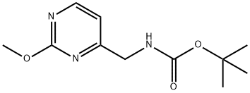 tert-Butyl ((2-MethoxypyriMidin-4-yl)Methyl)carbaMate Struktur