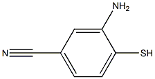 3-AMINO-4-SULFANYLBENZONITRILE Struktur