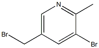 3-BroMo-5-(broMoMethyl)-2-Methylpyridine Struktur