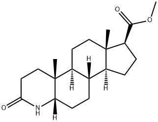 Methyl 4-aza-5beta-Androsta-3-oxo-17beta-Carboxylate (Beta isoMer) Struktur