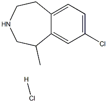 8-chloro-1-Methyl-2,3,4,5-tetrahydro-1H-benzo[d]azepine (hydrochloride) Struktur