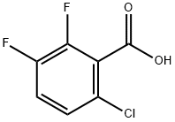 6-Chloro-2,3-difluorobenzoic acid, 97% Struktur