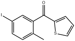 (5-iodo-2-Methylphenyl)(thiophen-2-yl)Methanone Struktur