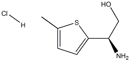 (R)-2-aMino-2-(5-Methylthiophen-2-yl)ethanol hydrochloride Struktur