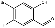 4-broMo-5-fluoro-2-hydroxybenzaldehyde Struktur