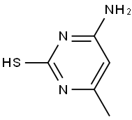 4-Amino-6-methylpyrimidine-2-thiol ,98% Struktur