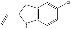 5-Chloro-2-vinyl-2,3-dihydro-1H-indole Struktur