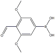 3,5-diMethoxy-4-forMyl phenyl boronic acid Struktur