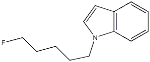 1-(5-fluoropentyl)-1H-indole Struktur