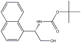 (S)-tert-Butyl [2-hydroxy-1-(naphthalen-1-yl)ethyl]carbaMate Struktur