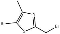 5-BroMo-2-(broMoMethyl)-4-Methylthiazole Struktur