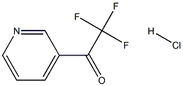 2,2,2-Trifluoro-1-(pyridin-3-yl)ethanone hydrochloride Struktur