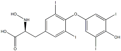 O-(4-Hydroxy-3,5-diiodophenyl)-3,5-diiodo-hydroxy-l-tyrosine Struktur