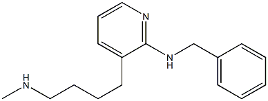 N-Benzyl-3-(4-(MethylaMino)butyl)pyridin-2-aMine Struktur