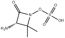 (S)-3-Amino-2,2-dimethyl-4-oxoazetidin-1-ylhydrogensulfate Struktur