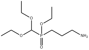 3-aminopropyl(diethoxymethyl)-phosphinic acid ethyl ester Struktur