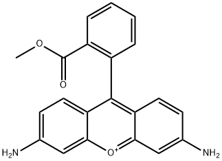 Xanthylium,3,6-diamino-9-[2-(methoxycarbonyl)phenyl]- Struktur