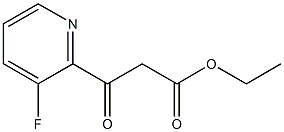 Ethyl 3-(3-fluoropyridin-2-yl)-3-oxopropanoate Structure