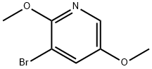 3-bromo-2,5-dimethoxypyridine Struktur