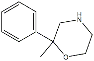 2-methyl-2-phenylmorpholine Struktur