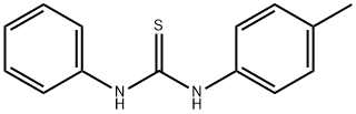 Thiourea,N-(4-methylphenyl)-N'-phenyl- Struktur