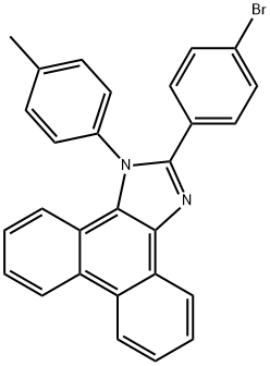 2-(4-bromophenyl)-1-p-tolyl-1H-phenanthro[9,10-d]imidazole Structure