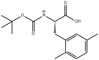 Boc-2,5-Dimethy-DL-Phenylalanine Struktur