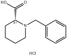 N-phenylmethyl-R-2-Piperidinecarboxylic acid hydrochloride Struktur