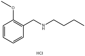 butyl[(2-methoxyphenyl)methyl]amine hydrochloride Struktur