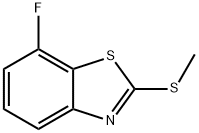 7-Fluoro-2-(methylthio)benzo[d]thiazole Struktur