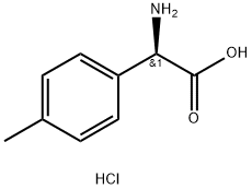 R-4-Methylphenylglycine hydrochloride Struktur