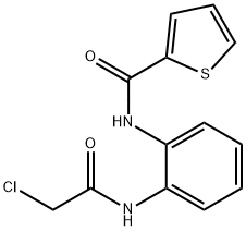 Thiophene-2-carboxylic acid [2-(2-chloro-acetylamino)-phenyl]-amide Struktur