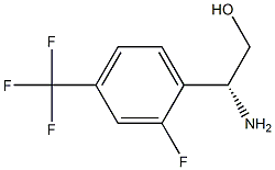 (2R)-2-AMINO-2-[2-FLUORO-4-(TRIFLUOROMETHYL)PHENYL]ETHAN-1-OL Struktur