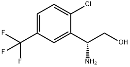 (2R)-2-AMINO-2-[2-CHLORO-5-(TRIFLUOROMETHYL)PHENYL]ETHAN-1-OL Struktur