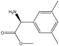 METHYL(2S)-2-AMINO-2-(3,5-DIMETHYLPHENYL)ACETATE Struktur