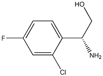 (2R)-2-AMINO-2-(2-CHLORO-4-FLUOROPHENYL)ETHAN-1-OL Struktur