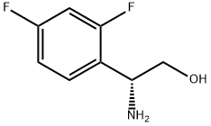 (2R)-2-AMINO-2-(2,4-DIFLUOROPHENYL)ETHAN-1-OL Struktur