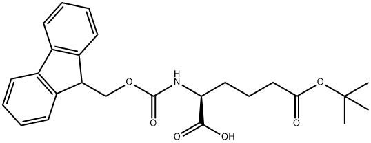 N-Fmoc-RS-2-Aminoadipic acid 6-(1,1-dimethylethyl) ester Struktur