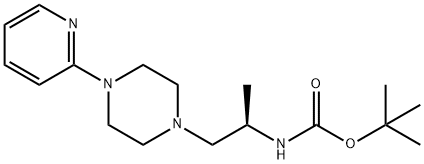 TERT-BUTYL (1-(4-(PYRIDIN-2-YL)PIPERAZIN-1-YL)PROPAN-2-YL)CARBAMATE Struktur